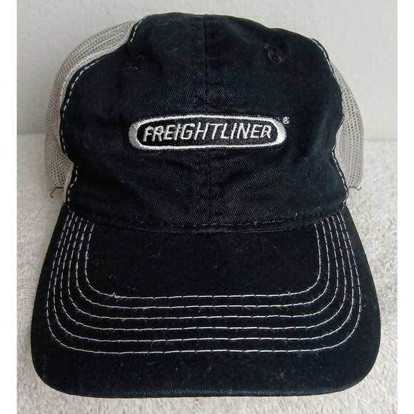 Freightliner Trucker Hat Snapback. Black White - Picture 1 of 7